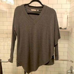 V neck grey sweater size xs